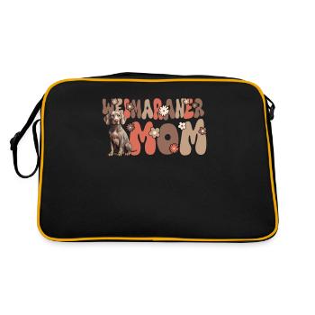 Braque de Weimar Groovy Braque de Weimar Maman - Sac Retro - noir/or - Dos