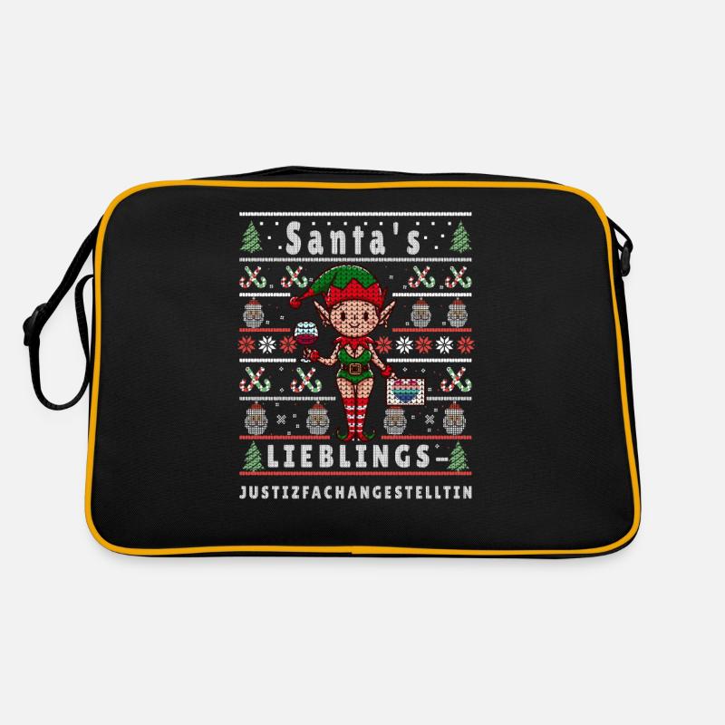 VILAIN NOËL PRÉFÉRÉ DU PÈRE NOËL Sac Retro