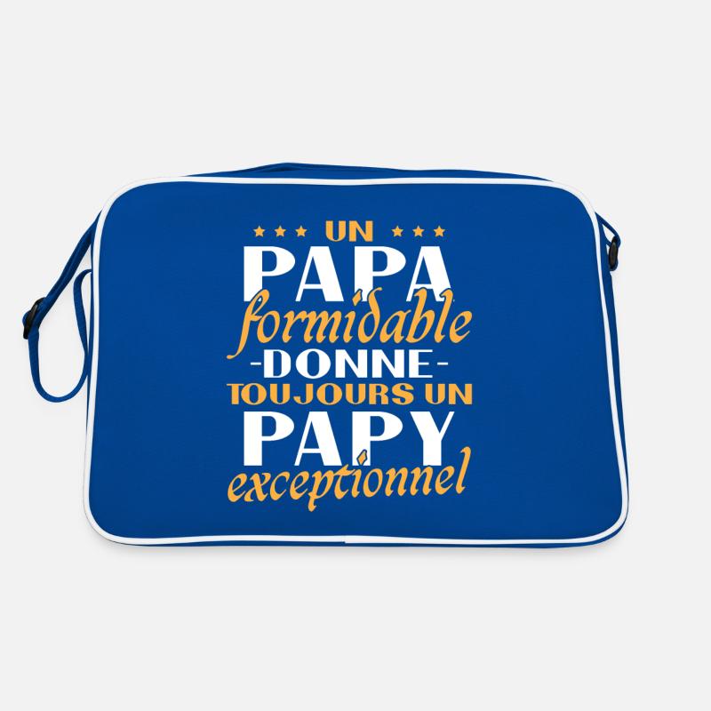 Un papa formidable Papy exceptionnel cadeau Sac Retro
