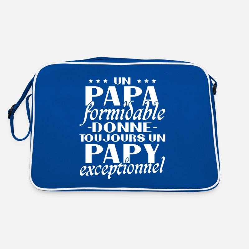 Un papa formidable Papy exceptionnel cadeau Sac Retro