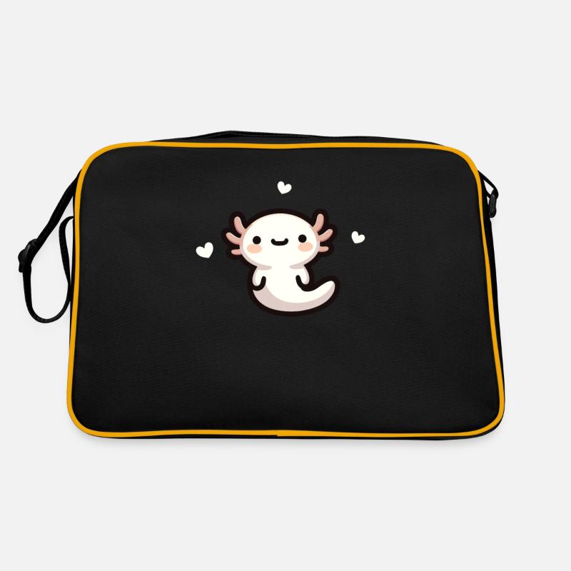 Kawaii Axolotl Cute Pattern Retro Bag