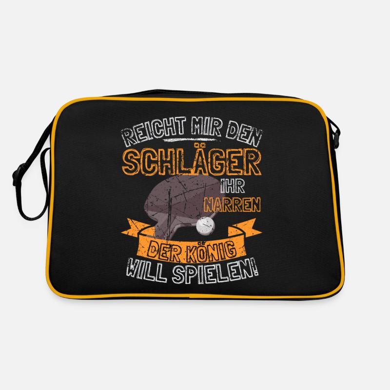 FUNNY TABLE TENNIS SAYING - HAND ME THE Retro Bag