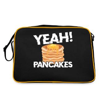 Pancake Lover Kids Yeah! Pancakes - Sac Retro - noir/or - Dos