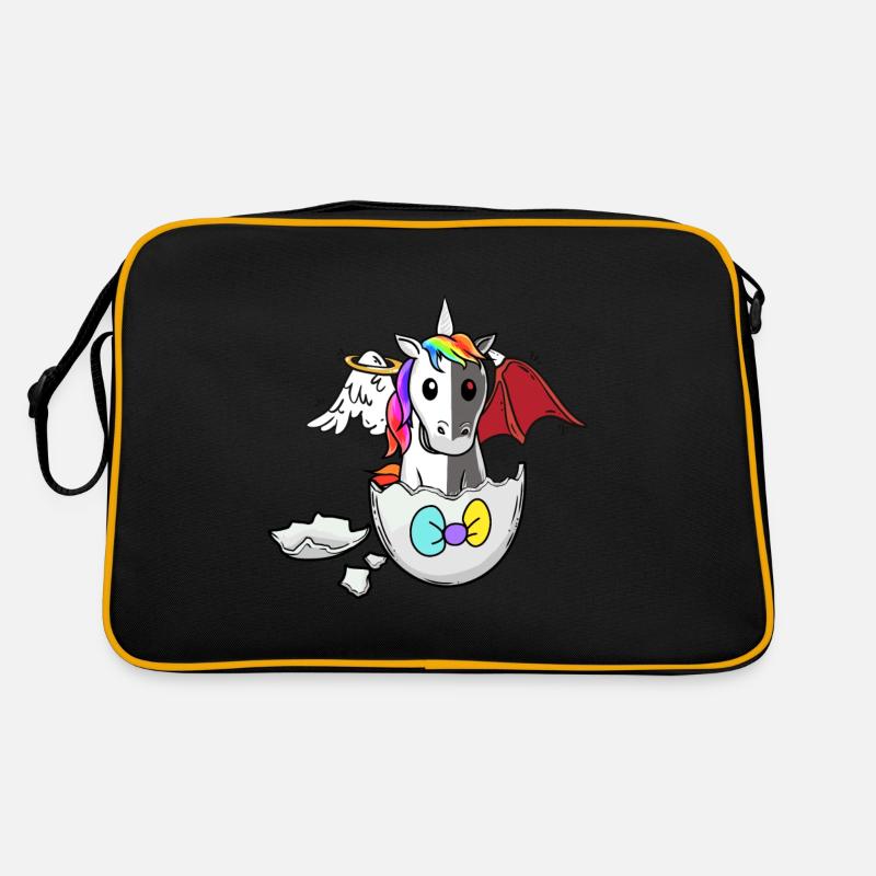 Bébé Licorne naissance ange diable oeuf satanique Sac Retro