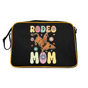 Groovy Western Country Bull Rider - Sac Retro - noir/or - Dos