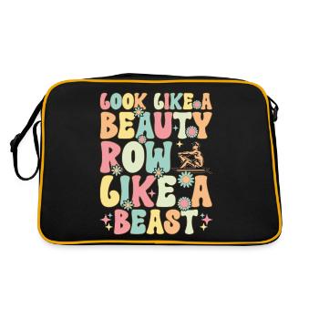 Rower Rower - Retro Bag - black/gold - Back