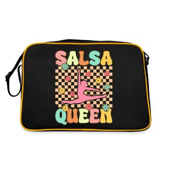 Danseuse de salsa groovy - Sac Retro - noir/or - Dos