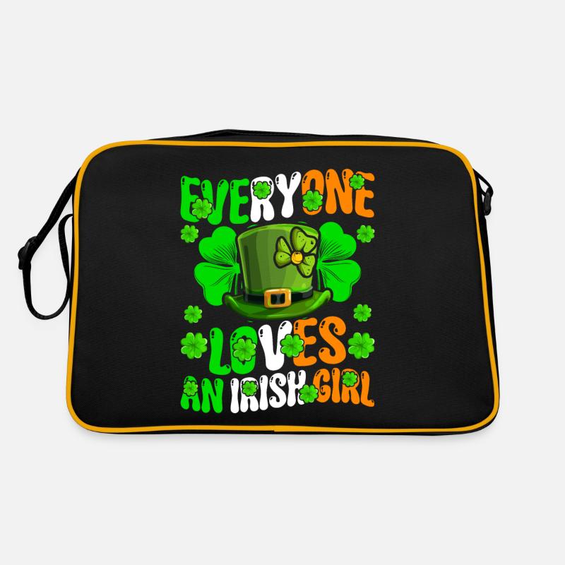 Fête de la Saint-Patrick groovy Sac Retro