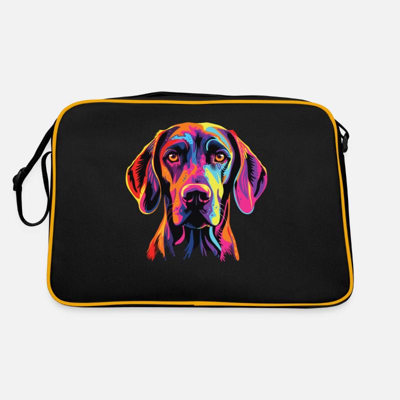 Aquarelle colorée Plot Hound Sac Retro