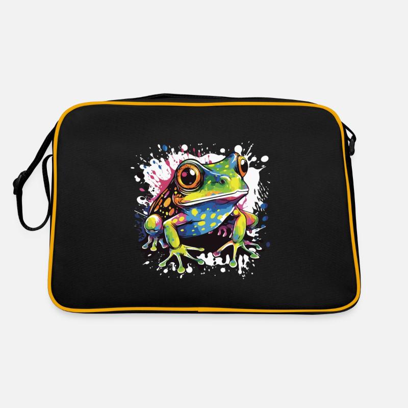 Frosch Pop Art Tier Retro Tasche