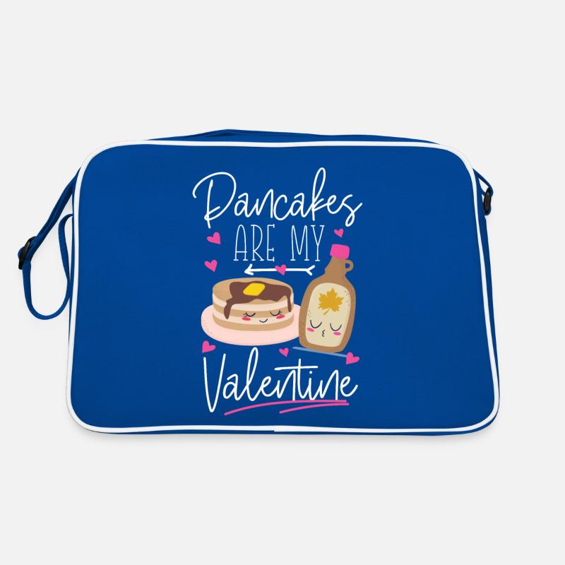 Pancake Lover Kids Valentines Day Retro Tasche