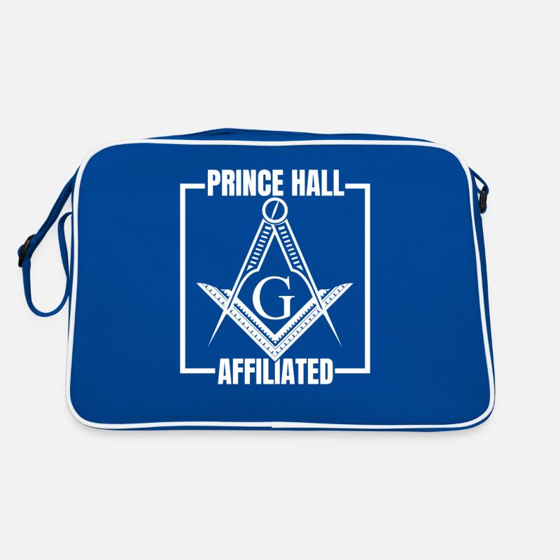 Masonic Angles & Compasses FREEMASON Prince Hall Retro Bag