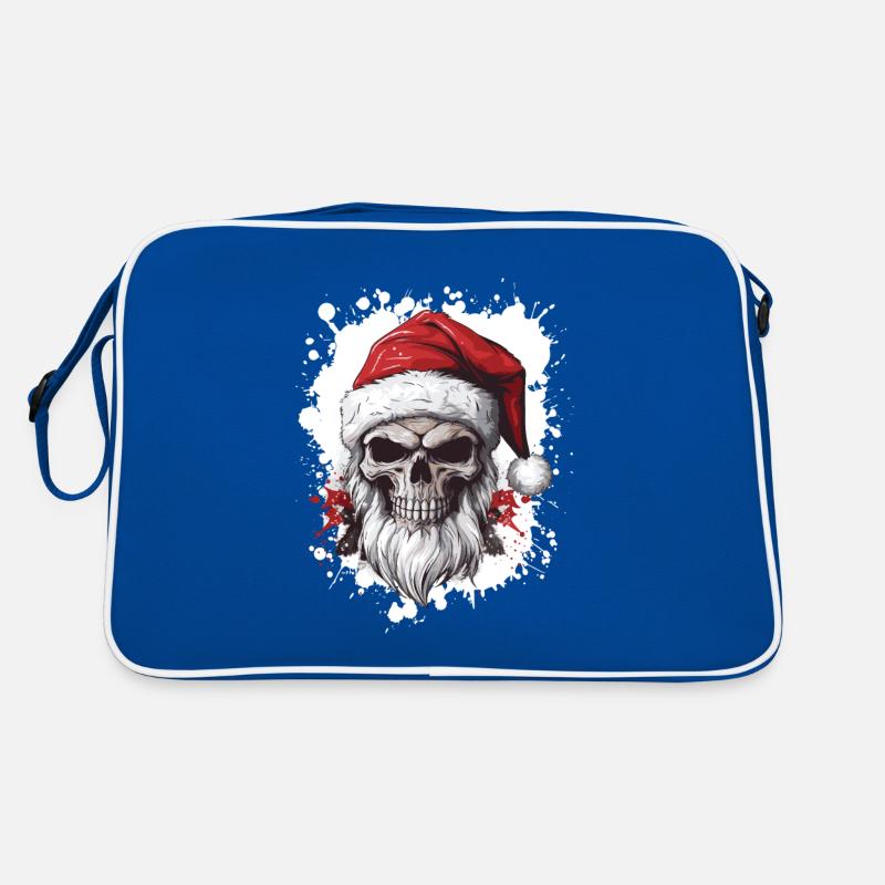 Père Noël tête de mort Pop Art Sac Retro