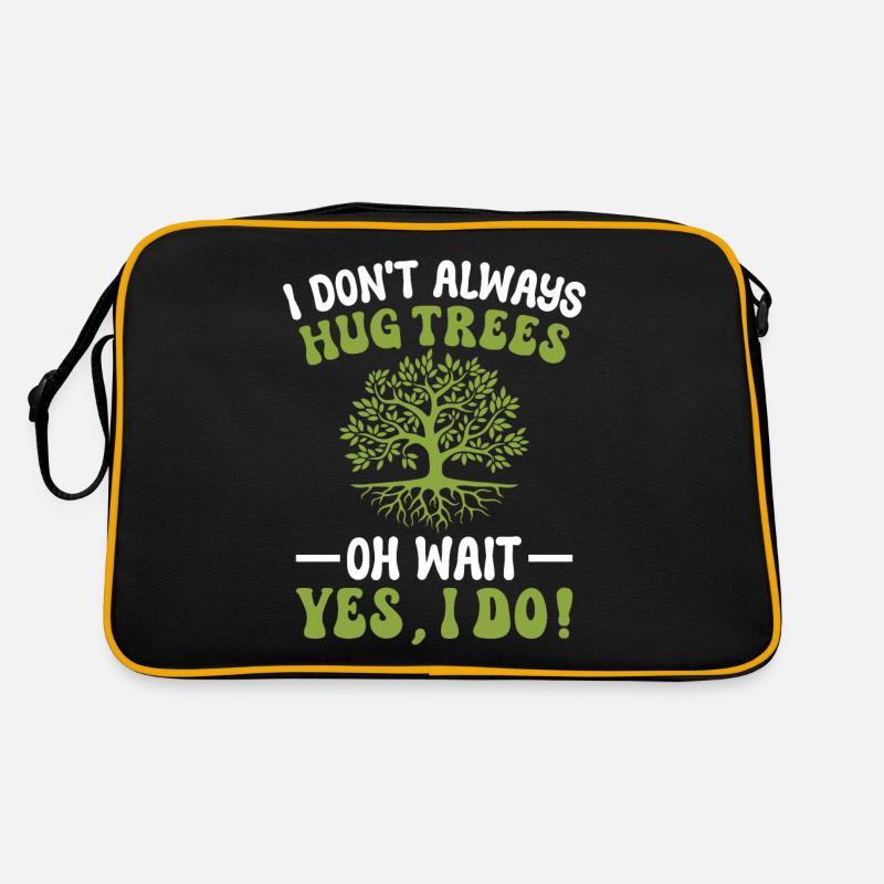 Baumschützer und Umweltschützer Retro Tasche