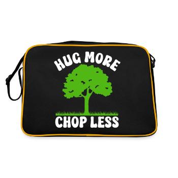 Défenseurs des arbres et écologistes - Sac Retro - noir/or - Dos