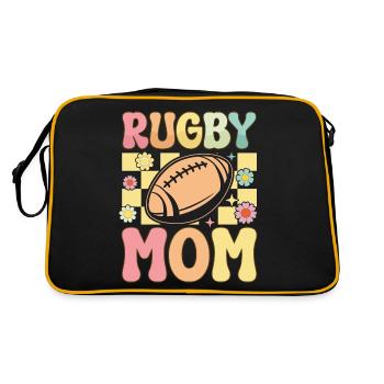 Joueur de rugby groovy - Sac Retro - noir/or - Dos