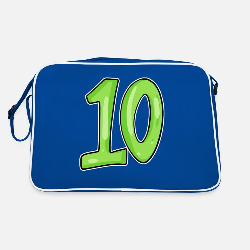 Dix numéros 10 Nombre Sac Retro