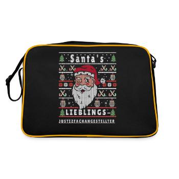 VILAIN NOËL PRÉFÉRÉ DU PÈRE NOËL - Sac Retro - noir/or - Dos
