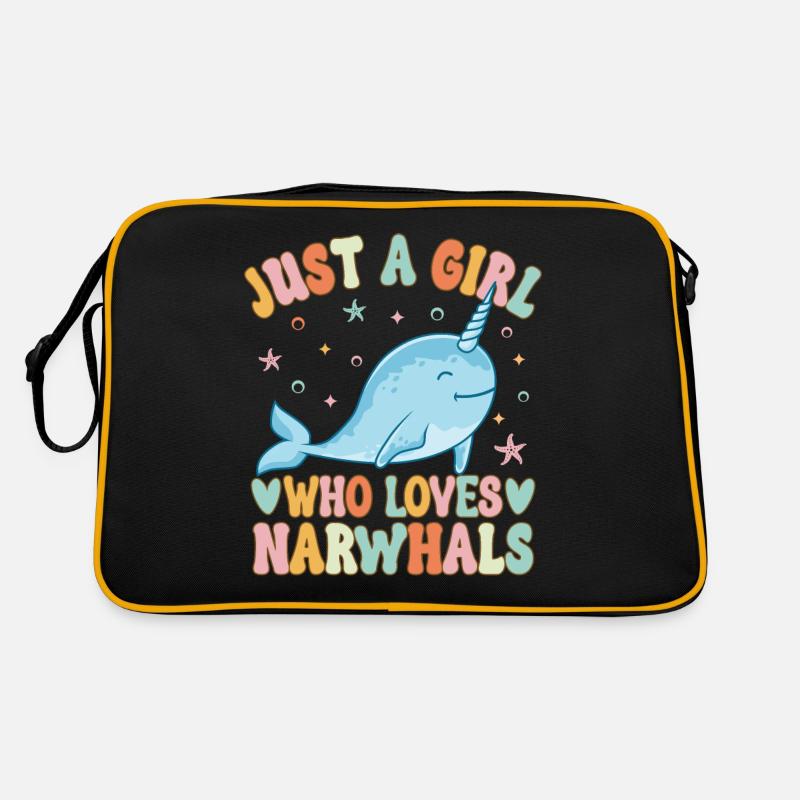 Narval Fille Narval Amant Sac Retro