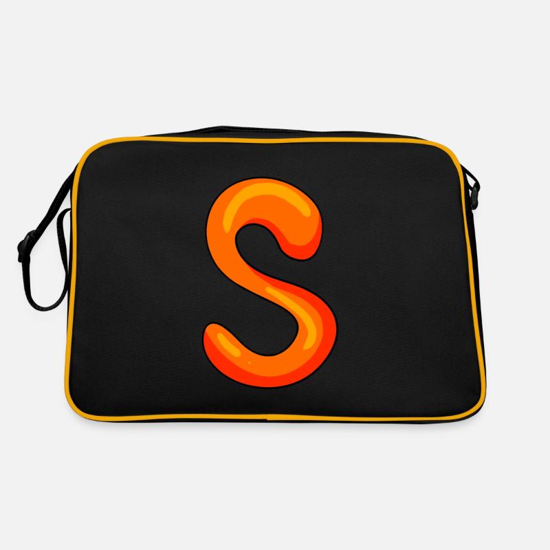 Lettre S Lettre initiale Sac Retro