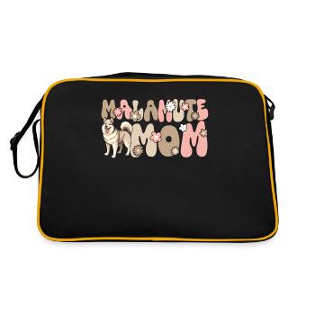Malamute d’Alaska Groovy Malamute Maman - Sac Retro - noir/or - Dos