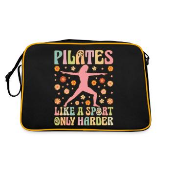 Yoga Pilates amusant - Sac Retro - noir/or - Dos