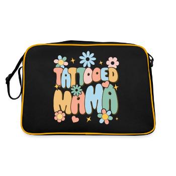 Tattoos Tattoos Inked Mom - Retro Bag - black/gold - Back