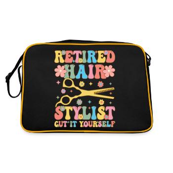 Groovy Hairdresser - Retro Bag - black/gold - Back