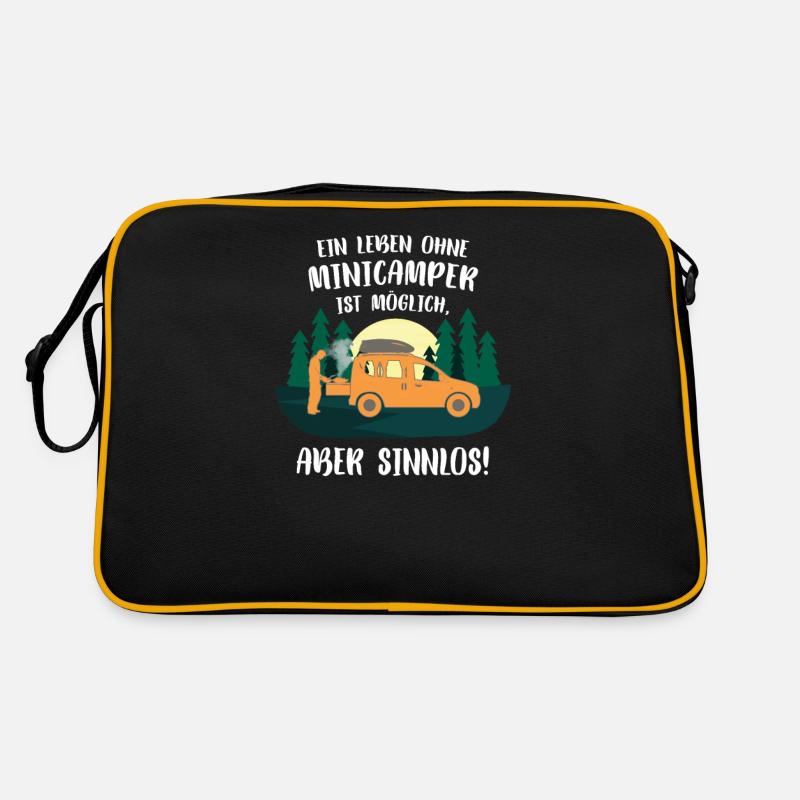 Minicamper SINNLOS Camping-Camper Microcamper Retro Tasche
