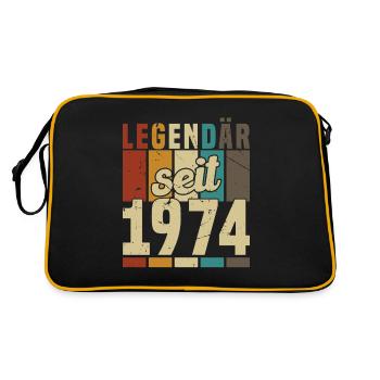 Legendary since 1974 - Retro Bag - black/gold - Back