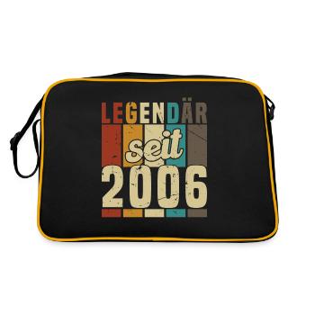 Légendaire depuis 2006 - Sac Retro - noir/or - Dos
