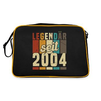 Legendary since 2004 - Retro Bag - black/gold - Back