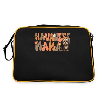 Havanais Groovy Maman bichon havanais - Sac Retro - noir/or - Dos