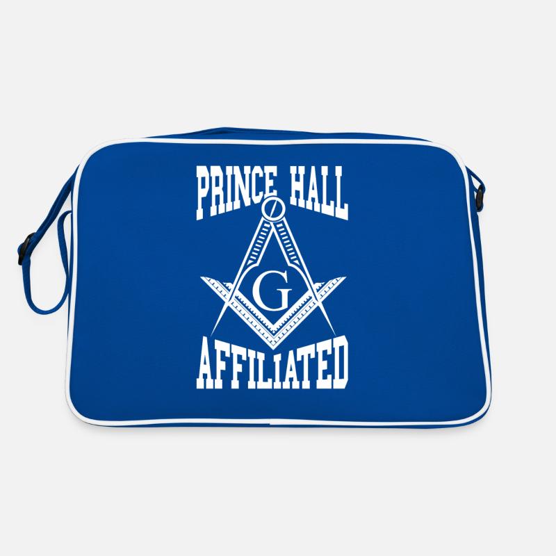 Masonic Angles & Compasses FREEMASON Prince Hall Retro Bag