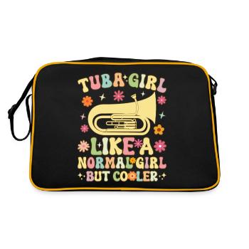 Groovy Femelle Tubist Fille - Sac Retro - noir/or - Dos
