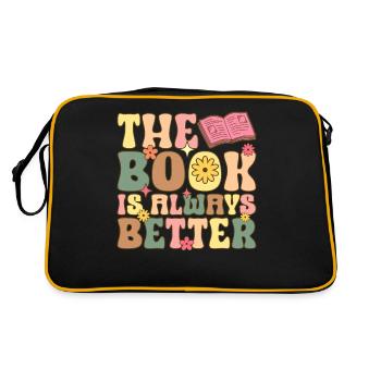 Groovy Book Reader - Retro Bag - black/gold - Back