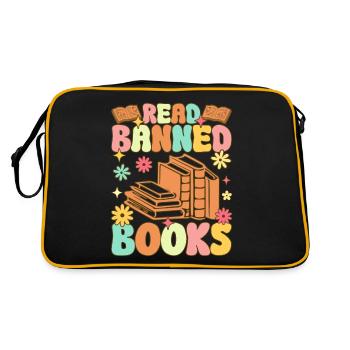Groovy Book Reader - Retro Bag - black/gold - Back