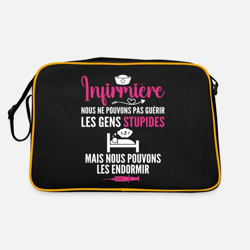 Infirmière Humour - Cadeau Infirmière Sac Retro
