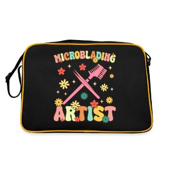 Groovy Lash Artist Lash Tech Eyelashes - Retro Bag - black/gold - Back