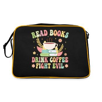 Groovy Book Reader - Retro Bag - black/gold - Back