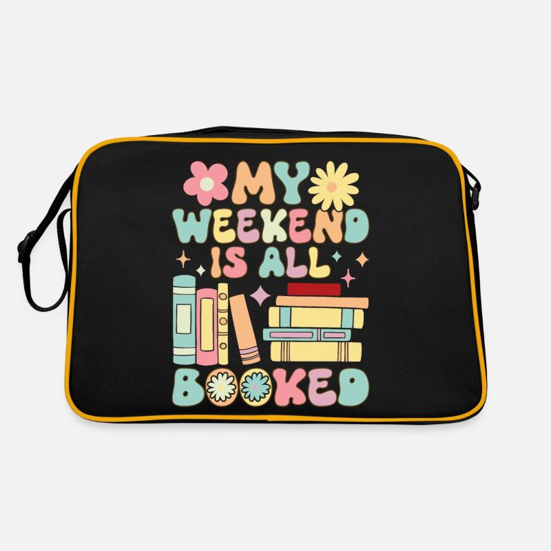 Groovy Book Reader Buch lesen Retro Tasche