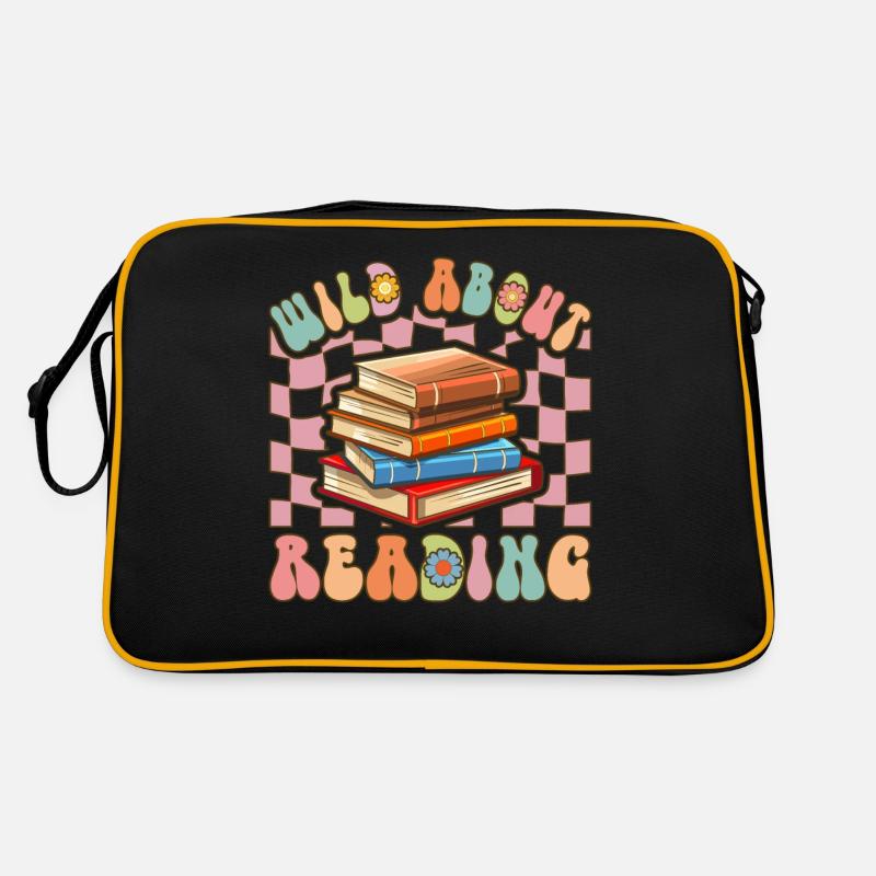 Groovy Book Reader Buch lesen Retro Tasche