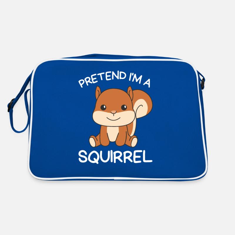 Stell dir vor ich bin ein Eichhörnchen Halloween Retro Tasche