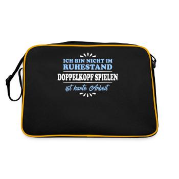 Retirement Retiree Retiree Double Headed Player - Retro Bag - black/gold - Back