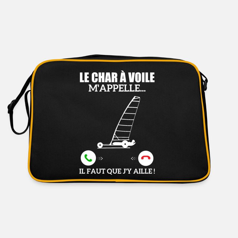 Die Sandyacht ruft mich Retro Tasche