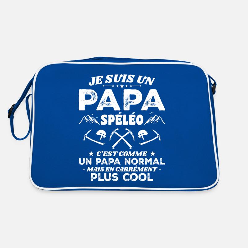 Cool caving dad Retro Bag