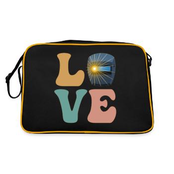 LOVE Soudeur Soudage Soudure Soudage - Sac Retro - noir/or - Dos