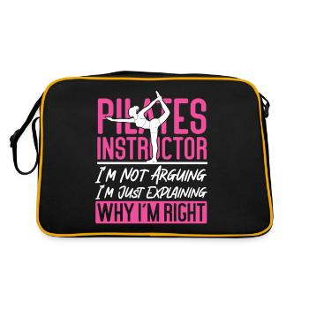 Instructeur de Pilates Professeur de Pilates - Sac Retro - noir/or - Dos