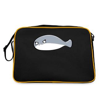 L’ancien poisson de Sacambaspi Meme démoniaque - Sac Retro - noir/or - Dos