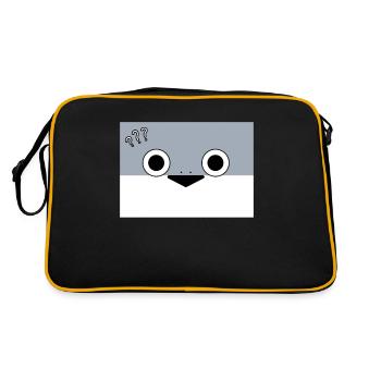 Sacambaspis Ancient Fish Meme Uncertain - Retro Bag - black/gold - Back